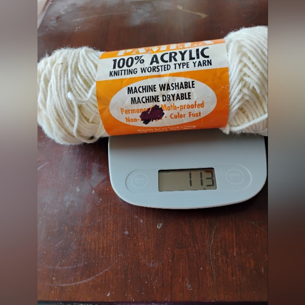 Premier Cream Acrylic Yarn